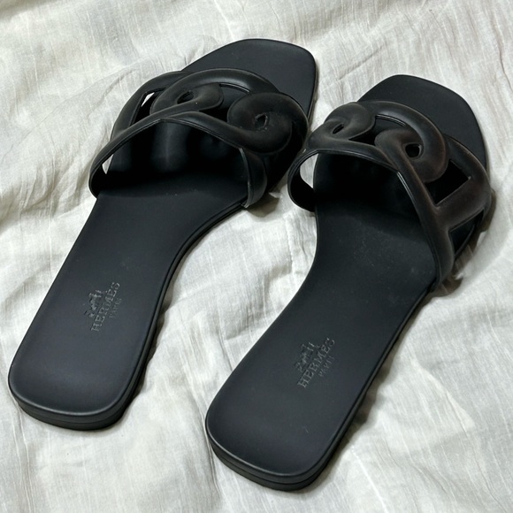 Authentic Hermès Aloha Sandals Women Size 9 /BARELY WORN - Picture 3 of 9